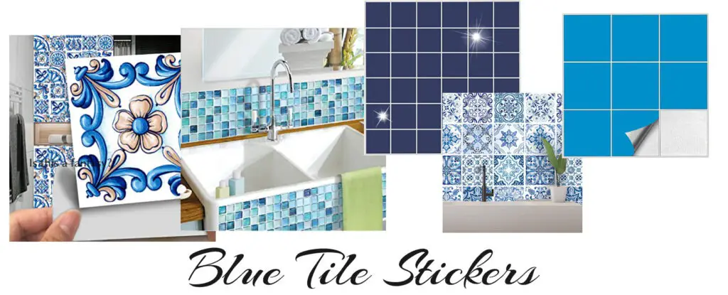 Blue Tile Stickers