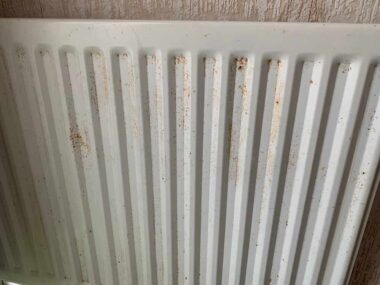 why is my radiator rusting on the outside
