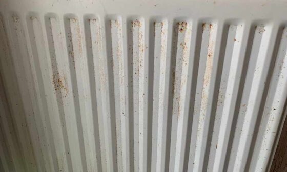 why is my radiator rusting on the outside