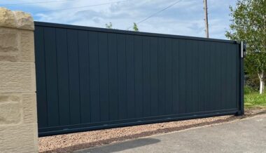 electric aluminium sliding gate